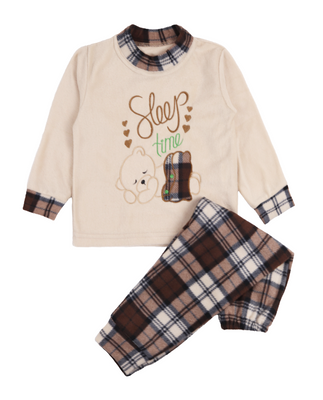 Флисовая пижама детская с вышивкой "Сладкие сны"  фото