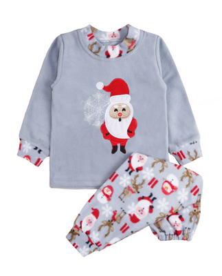 Новогодняя детская пижама "Санта" фото