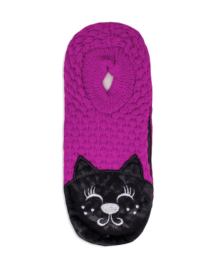 Жіночі шкарпетки-тапочки "Котик-2" фото