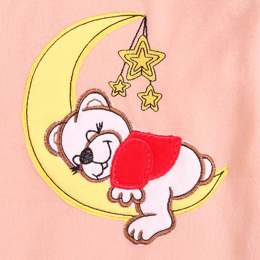 Комбинезон ясельный флисовый "Мишка на Луне" фото