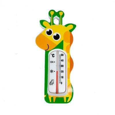 Термометр дитячий для води "Жираф" фото