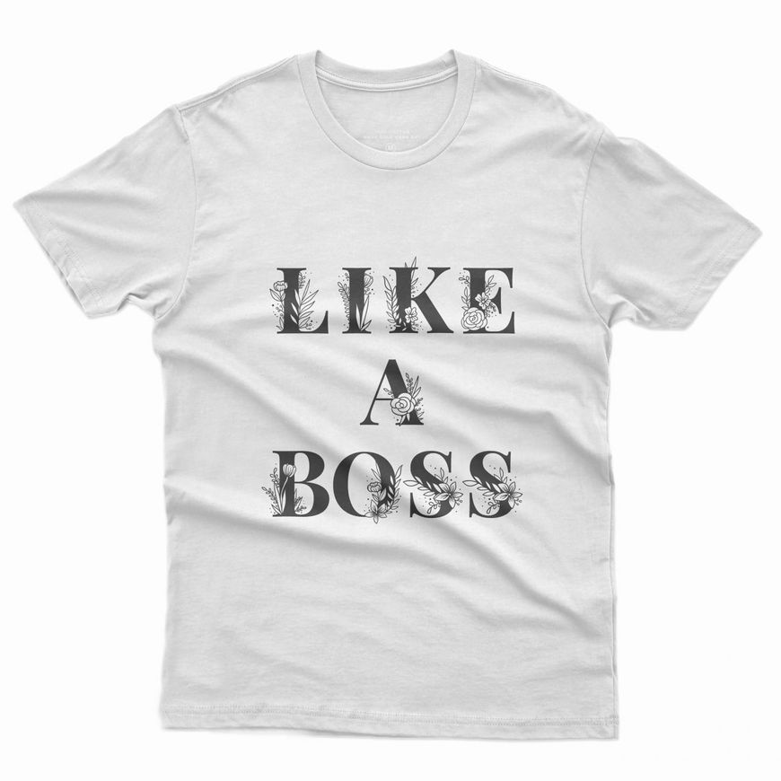 Футболка взрослая "Like a Boss" фото