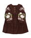 Флисовое платье с вышивкой "Бавовна" 3101-23-001 фото