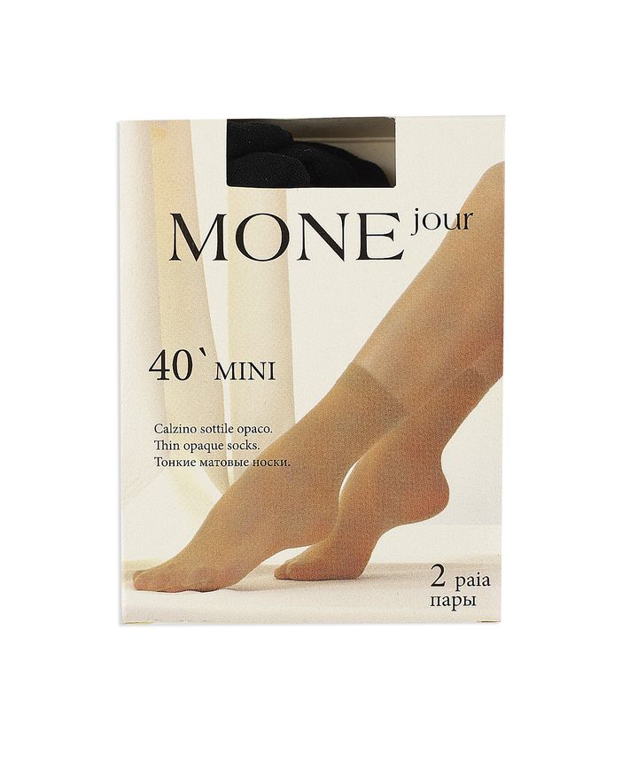 Капроновые носки "MONE jour" 40 den - 2 пары фото