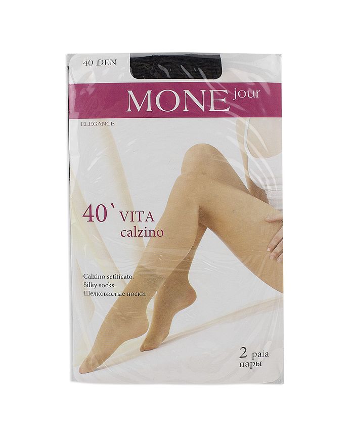 Капроновые носки "MONE jour" 40 den Vita calzino - 2 пары фото