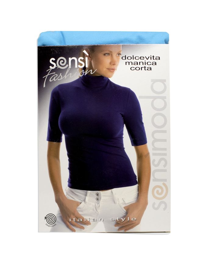 "Sensi" Fashion - dolcevita manica corta водолазка фото
