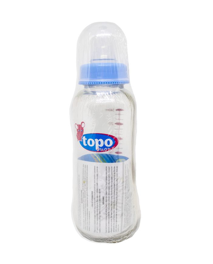 Пляшка скляна 240 мл "Topo Buono" фото