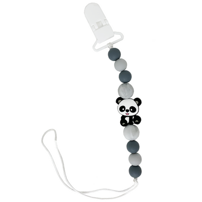 Силіконовий ланцюжок для пустушки "Панда"  фото