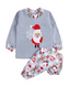 Новорічна флісова піжама "Санта" 3087-27-001 фото