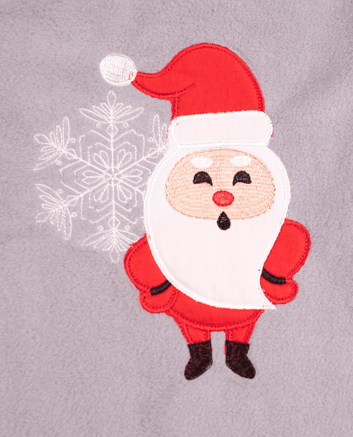 Новорічна флісова піжама "Санта" фото