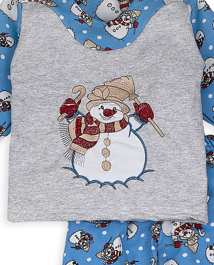 Пижама детская "Снеговик Сеня" фото