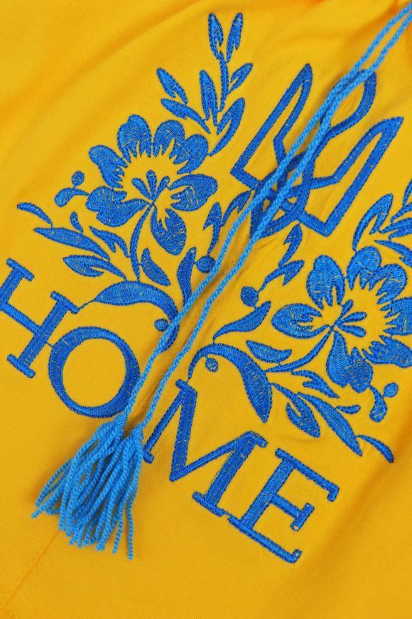 Вишиванка для дівчинки "HOME" короткий рукав фото