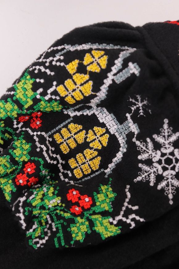 Флісова сукня "Різдвяний вечір" з вишивкою фото