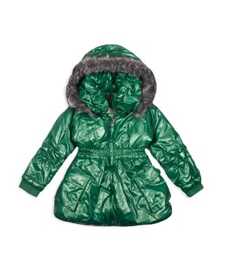Тепла дитяча куртка для дівчаток  фото