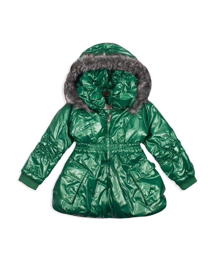 Тепла дитяча куртка для дівчаток  фото