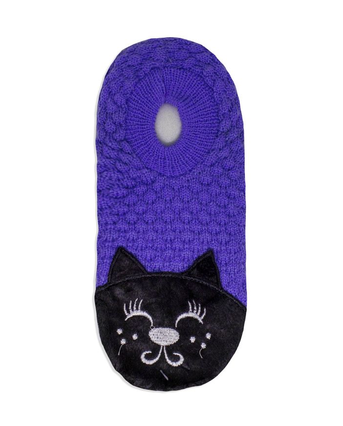 Жіночі шкарпетки-тапочки "Котик-2" фото