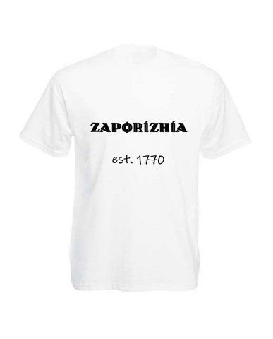 Базовая взрослая футболка унисекс "Запоріжжя" фото