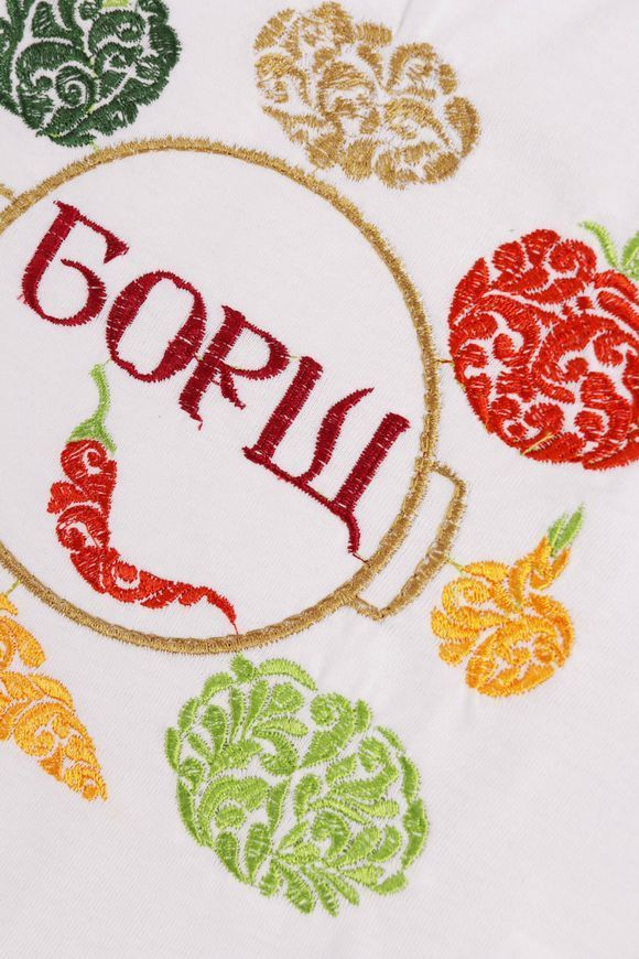 Футболка дитяча з вишивкою "Борщ" фото